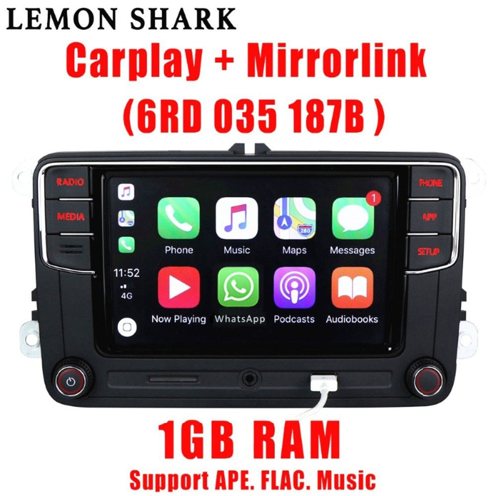 Rcd330 Plus RCD330G Carplay Car MIB Radio RCD 330 330G 6RD 035 187B For VW Golf 5 6 Jetta  CC MK6 MK5 Tiguan Passat B6 B7 187B