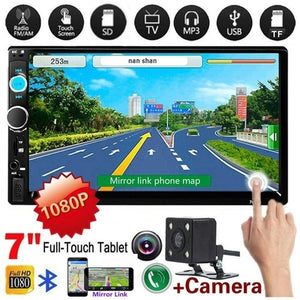 Double Din Car Stereo Autoradio 2 Din Car Radio 7" HD Multimedia Player Touch Screen Auto Audio Car Stereo Bluetooth FM Android