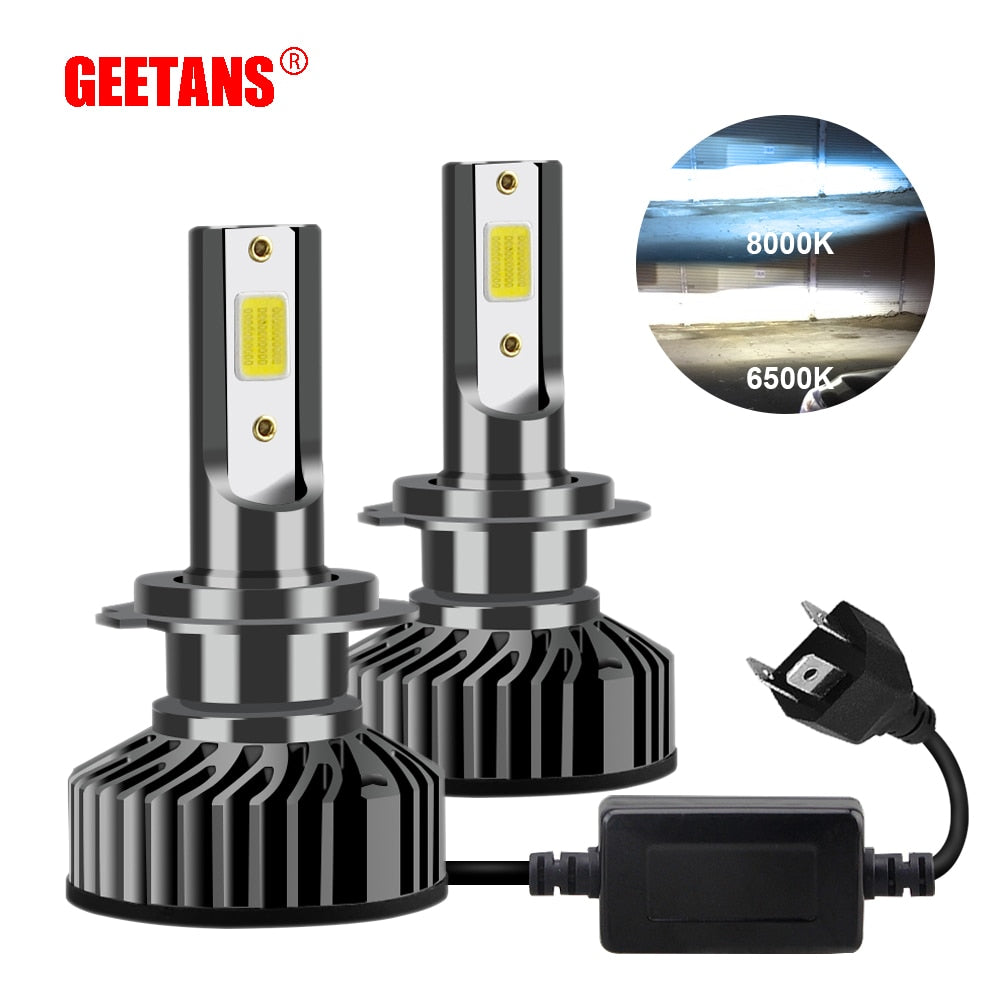 880 881 H11 Led CANBUS Mini Car Fog light H1 LED H4 H8 H9 9005 9006 H7 HB4 H3 H27 72W 8000LM 6500K 12V Auto Headlight led lamp