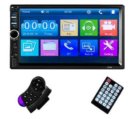 Auto 2din Central Multimidia 2 Din Universal Bluetooth Radio 7" MP5 Music Player Car Multimedia Mobile Mirror Link Autoradio