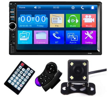 Auto 2din Central Multimidia 2 Din Universal Bluetooth Radio 7" MP5 Music Player Car Multimedia Mobile Mirror Link Autoradio