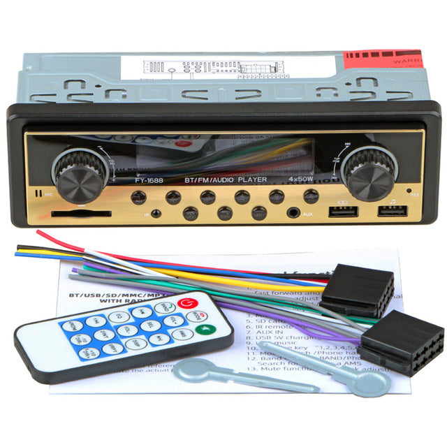 Bluetooth Autoradio Car Stereo Radio USB AUX Audio Auto Electronics 12V In-Dash 1 DIN Car MP3 Multimedia Player Autostereo Coche