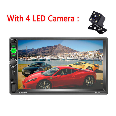AMPrime 2din Car Radio 7" HD Player MP5 Touch Screen Digital Display Bluetooth Multimedia Autoradio Mirror Link FM Media Stereo