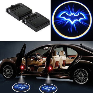 Car Bat Logo Welcome light Wireless Door Decor Light Shadow LED Welcome Laser Projector Lamp Interior Accessories Ornaments