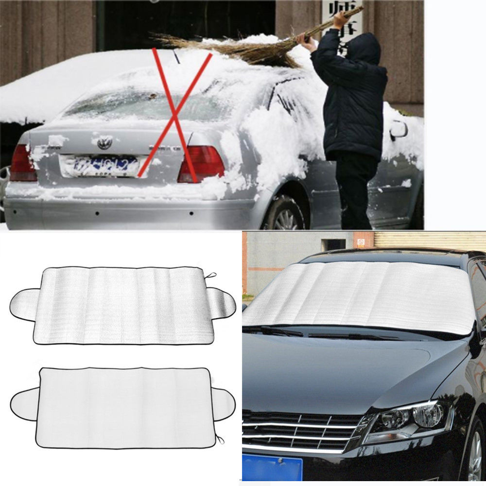 Car Window Film Sun Shade Anti Snow Frost Ice Shield Dust UV Protector Winter Visor Folding Windshield Block Windscreen Cover