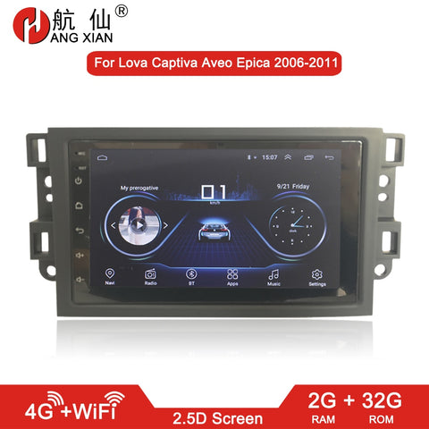 HANGXIAN 2 din Android 9.1 car radio for Chevrolet Lova Captiva Gentra Aveo Epica 2006-2011 car dvd player car accessaries