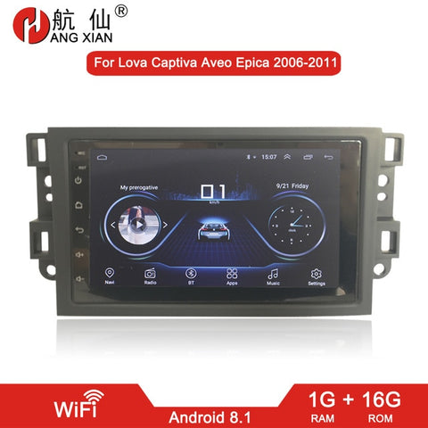 HANGXIAN 2 din Android 9.1 car radio for Chevrolet Lova Captiva Gentra Aveo Epica 2006-2011 car dvd player car accessaries