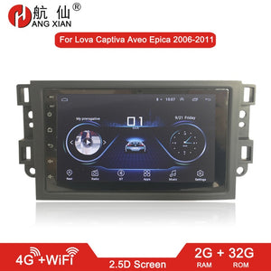 HANGXIAN 2 din Android 9.1 car radio for Chevrolet Lova Captiva Gentra Aveo Epica 2006-2011 car dvd player car accessaries