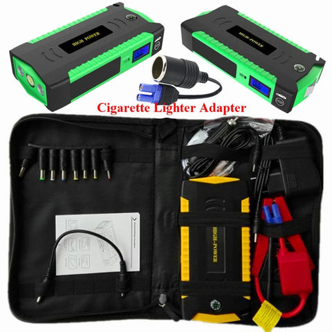 GKFLY Car Jump Starter Power Bank 600A Portable Car Battery Booster Charger 12V Starting Device Petrol Diesel Car Starter Buster