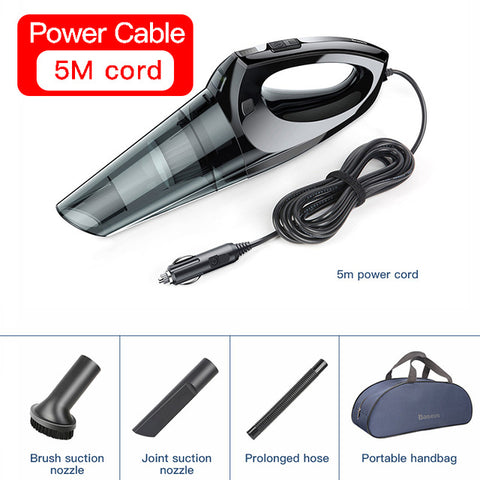 Baseus Handheld Car Vacuum Cleaner 12V DC Car Interior Cleaner For Car Portable Wireless 4000Pa Auto Car Vacuum Cleaner In Home