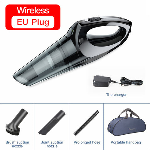 Baseus Handheld Car Vacuum Cleaner 12V DC Car Interior Cleaner For Car Portable Wireless 4000Pa Auto Car Vacuum Cleaner In Home