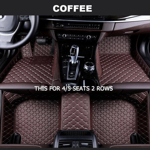 Custom car floor mats for Volkswagen All Models vw passat polo golf tiguan jetta touran touareg EOS car styling auto floor mats