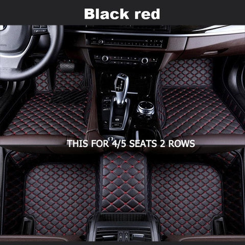 Custom car floor mats for Volkswagen All Models vw passat polo golf tiguan jetta touran touareg EOS car styling auto floor mats