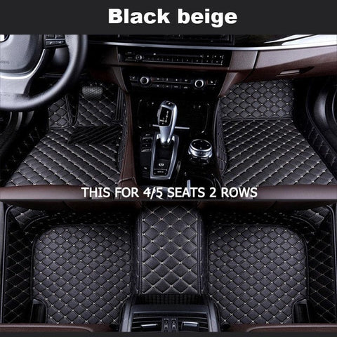 Custom car floor mats for Volkswagen All Models vw passat polo golf tiguan jetta touran touareg EOS car styling auto floor mats