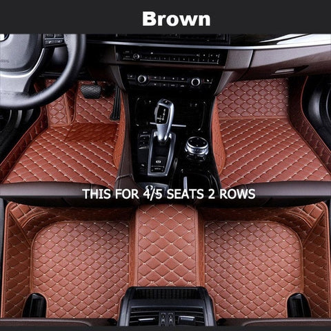 Custom car floor mats for Volkswagen All Models vw passat polo golf tiguan jetta touran touareg EOS car styling auto floor mats