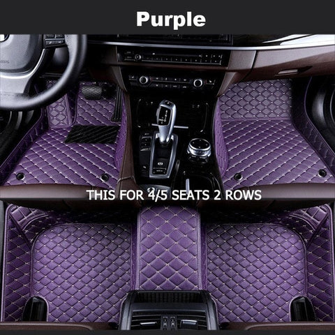 Custom car floor mats for Volkswagen All Models vw passat polo golf tiguan jetta touran touareg EOS car styling auto floor mats
