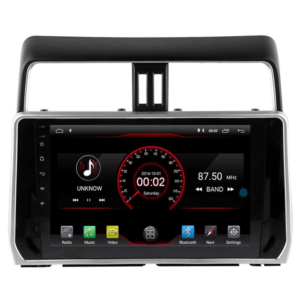 Android 9.1 Unit Intelligent System Car DVD Radio Video Multimedia Player For Toyota Land Cruiser prado 2018 Stereo GPS Navi DVR
