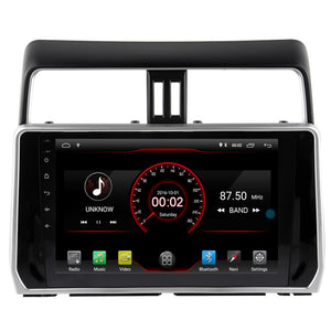 Android 9.1 Unit Intelligent System Car DVD Radio Video Multimedia Player For Toyota Land Cruiser prado 2018 Stereo GPS Navi DVR