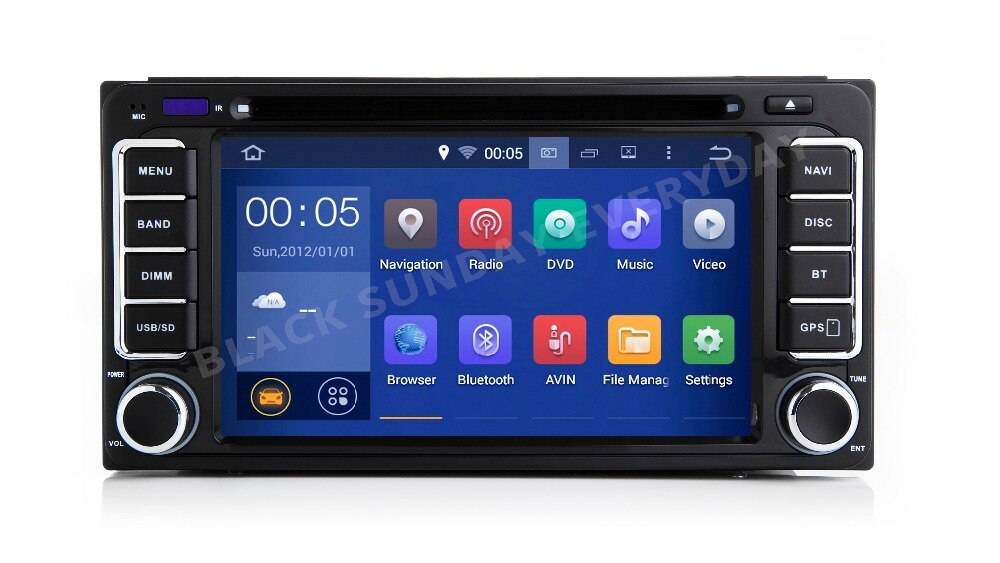 16G Android 9.0 2 DIN Car DVD GPS Intelligent System Multimedia for Toyota Terios Old Corolla Camry Prado RAV4 Universal radio