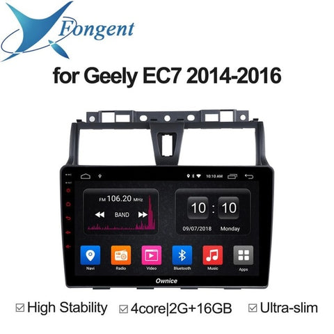 Universal Vehicle Android Head Unit Intelligent System Multimedia DVD Radio Player GPS Glonass Navigation for All Car Brand