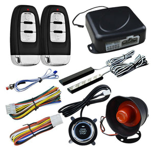 Adeeing Car Alarm Safety System Keyless PKE Entry Remote Push Button Start System Intelligent one-button start system r30