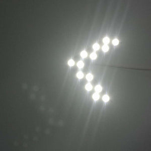 TOSPRA 2 Pcs 14 SMD LED Arrow Panel Car Rearview Mirro Indicator Turn Signal Light Car LED Rearview Mirror Light Car Accessories