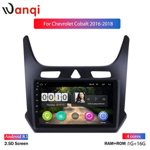 wan qi Car Radio Multimedia Video Player  Android 8.1 9 inch Touchscreen GPS Navigation Radio for 2016 - 2018 Chevrolet cobalt