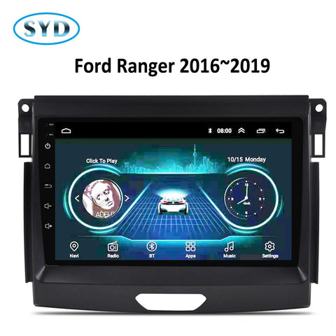 Car Radio For Ford Ranger 2016 2017 2018 2019 Android8.1 9inch DVD Player GPS multimedia System Audio stereo Carplay WIFI FM SWC