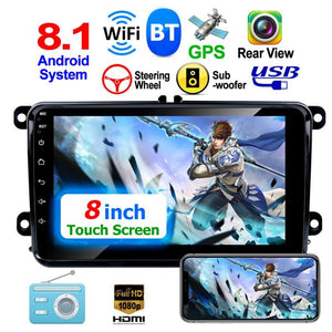 VODOOL 2Din 8" Car Intelligent System Android 8.1 Car Stereo MP5 Player Car Multimedia Player GPS Navi Camera Bluetooth WiFi FM