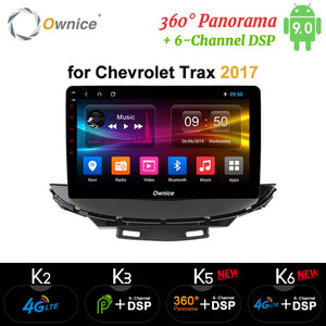 Ownice K6 K5 K3 Vehicle Android 9.0 System Intelligent Car Audio Dvd Player For Chevrolet Trax 2017 Multimedia Carplay Stereo