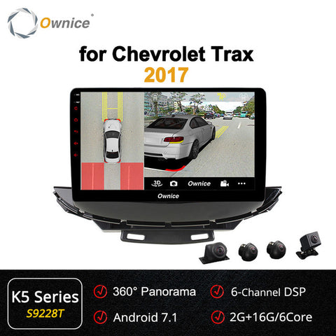 Ownice K6 K5 K3 Vehicle Android 9.0 System Intelligent Car Audio Dvd Player For Chevrolet Trax 2017 Multimedia Carplay Stereo