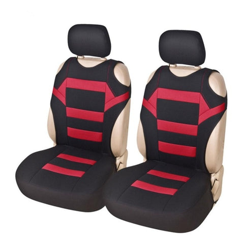 2 Pieces Set Universal Car Seat Covers Mesh Sponge Interior Accessories T Shirt Design Front Car Seat Cover Breathable Washable