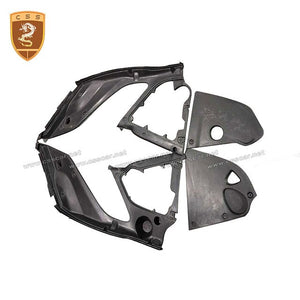 Real Carbon Fiber Engine Interior Fit For Ferrari 812 OEM Style Auto Modification Carbon Car Accessories