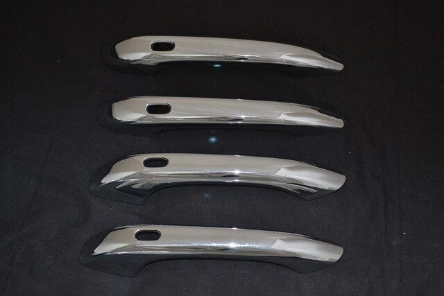 WELKINRY car auto cover styling For Porsche Macan 2014 2015 2016 2017 ABS chrome exterior door handle doorknob trim