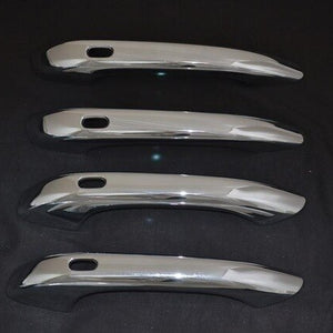 WELKINRY car auto cover styling For Porsche Macan 2014 2015 2016 2017 ABS chrome exterior door handle doorknob trim