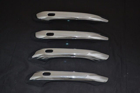 WELKINRY car auto cover styling For Porsche Macan 2014 2015 2016 2017 ABS chrome exterior door handle doorknob trim