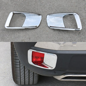 For Peugeot 3008 GT 2017 2018 2019 ABS Car Front Rear Fog Lights Covers Stickers Protector Exterior Decoration Car Accessories