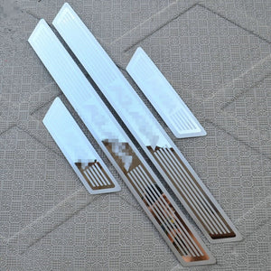 For Ford KUGA 2013 2014 2015 2016 Auto Door Sill Scuff Plate Guard Stickers Welcome Pedal Exterior Trims Car Styling Accessories