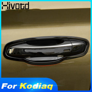 Hivotd For Skoda Kodiaq car door handle cover trim car-styling protection accessories exterior decoration parts 2017 2018 2019