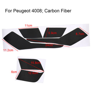 LEEPEE 1 Set Honeycomb Taillight Sticker Film Modified Car sticker For Peugeot 3008 4008 5008 Exterior Accessories