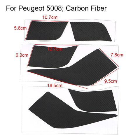 LEEPEE 1 Set Honeycomb Taillight Sticker Film Modified Car sticker For Peugeot 3008 4008 5008 Exterior Accessories