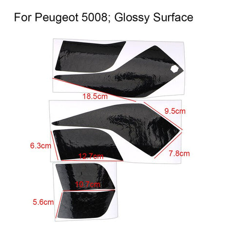 LEEPEE 1 Set Honeycomb Taillight Sticker Film Modified Car sticker For Peugeot 3008 4008 5008 Exterior Accessories
