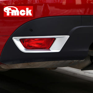 2PCS For Jaguar F-Pace f pace X761 2016 2017 2018 2019 Car Rear Fog Lamp Light Cover Trim Decoration Frame Exterior Accessories