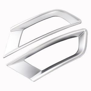 2PCS For Jaguar F-Pace f pace X761 2016 2017 2018 2019 Car Rear Fog Lamp Light Cover Trim Decoration Frame Exterior Accessories