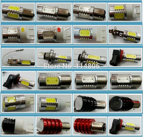1pcs High Power 5W 7.5W 11W LED Car Cornering / Back-up / Width / Frog / Door / Braking / Rear Tail Lamp Light DC 10V ~ 24V