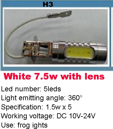 1pcs High Power 5W 7.5W 11W LED Car Cornering / Back-up / Width / Frog / Door / Braking / Rear Tail Lamp Light DC 10V ~ 24V