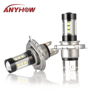 2pcs H7 LED H4 H11 9005 HB3 9006 HB4 Car Fog Lamp LED Bulbs 6000K White Car Auto Driving Fog Headlight Light Lamps DC 12V