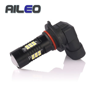 AILEO 2Pcs HB3 LED Bulbs HB4 9006 H8 LED H11 9005 Fog Light Bulb 1200LM Auto Car Driving DRL Lamp 6000K White 3000K Yellow red