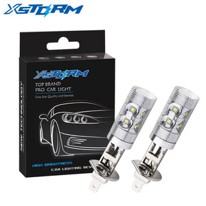 2pcs H1 LED Bulbs Super Bright Car Fog Lights 30W 60W 6000K Daytime Running Light DRL Driving Bulb Auto Leds H1 Lamp 12V