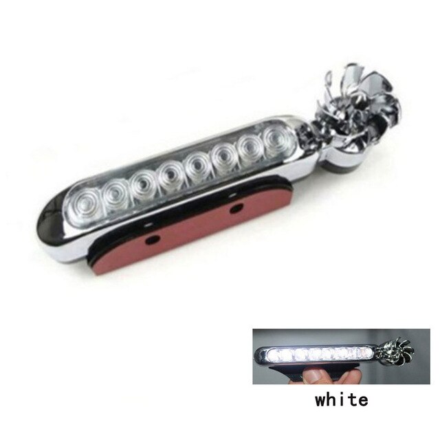 Car in the net light LED wind day light headlight auxiliary decorative wind energy lamp